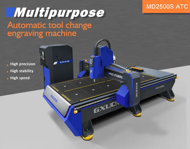 MD 2500S ATC Muti- Function High Precision 1325 CNC Router