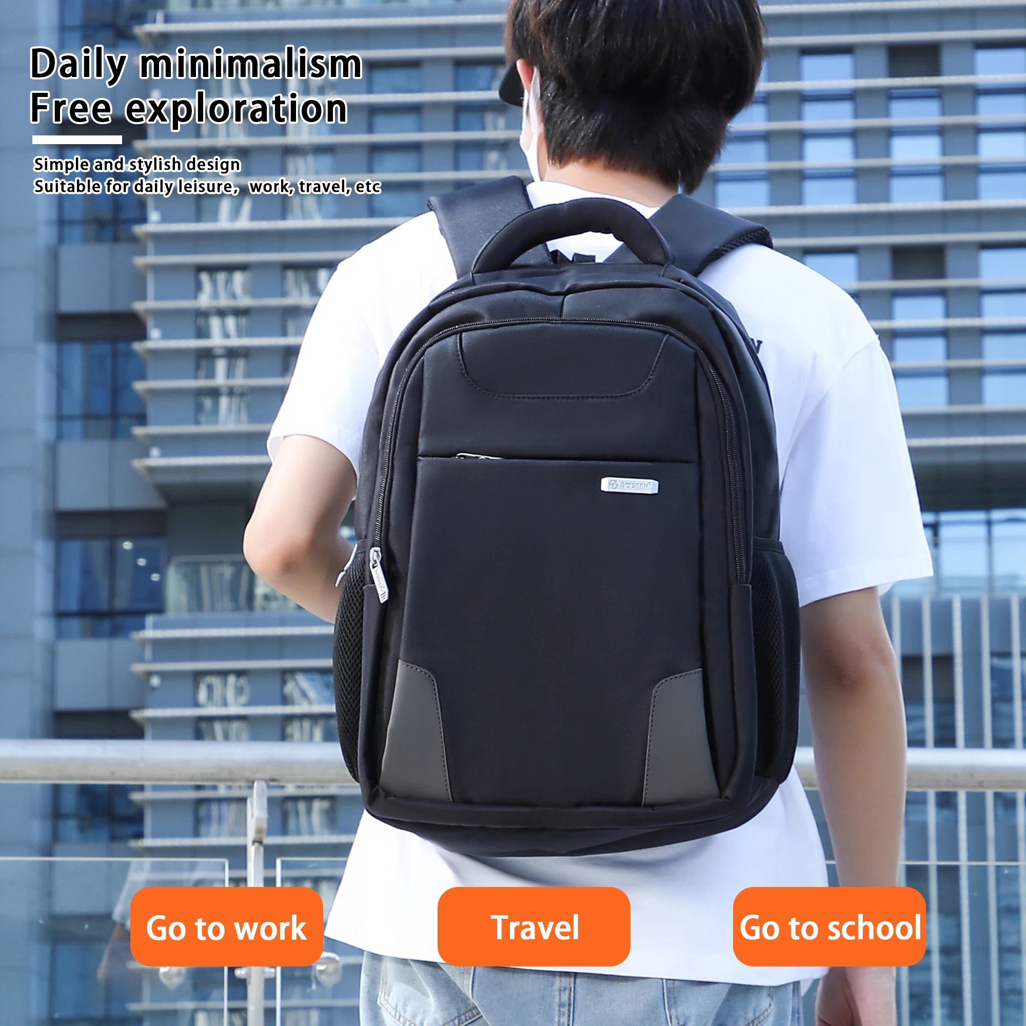 2018 backpack laptop LEVEL8 Atlas , Computer Bag, For 13''-17'' Macbook & Laptop and Taupe Waterproof Backpack Best Leather Laptop