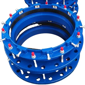 Ductile Iron Double Flange Pipe Fitting Joint Coupling Dismantling Adaptor