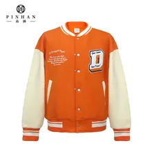 letterman Embroidery varsity jackets men women sherpa varsity jacket streetwear crop custom varsity jacket men