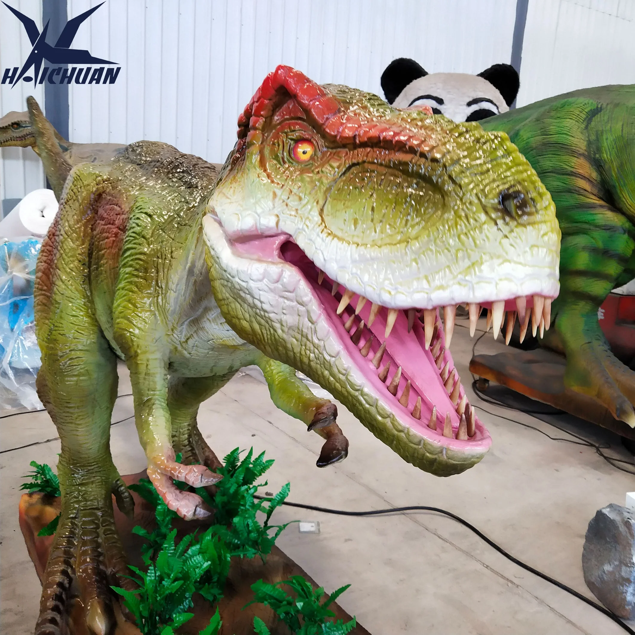Life Size Dinosaur Model Animatronics Tyrannosaurus T Rex Dinosaurio Robot for Sale
