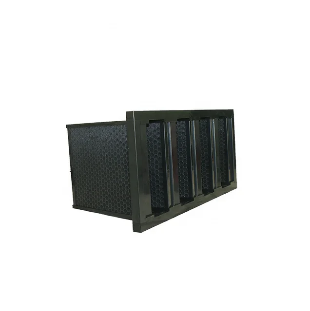 V bank activated carbon filter Combined v bank air filters