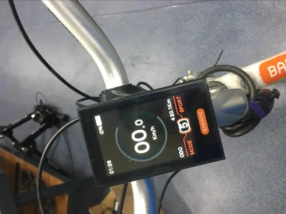 Bafang bbs 01 36v 250w Mid Drive Motor Kit with Dpc 18 Color LCD Display