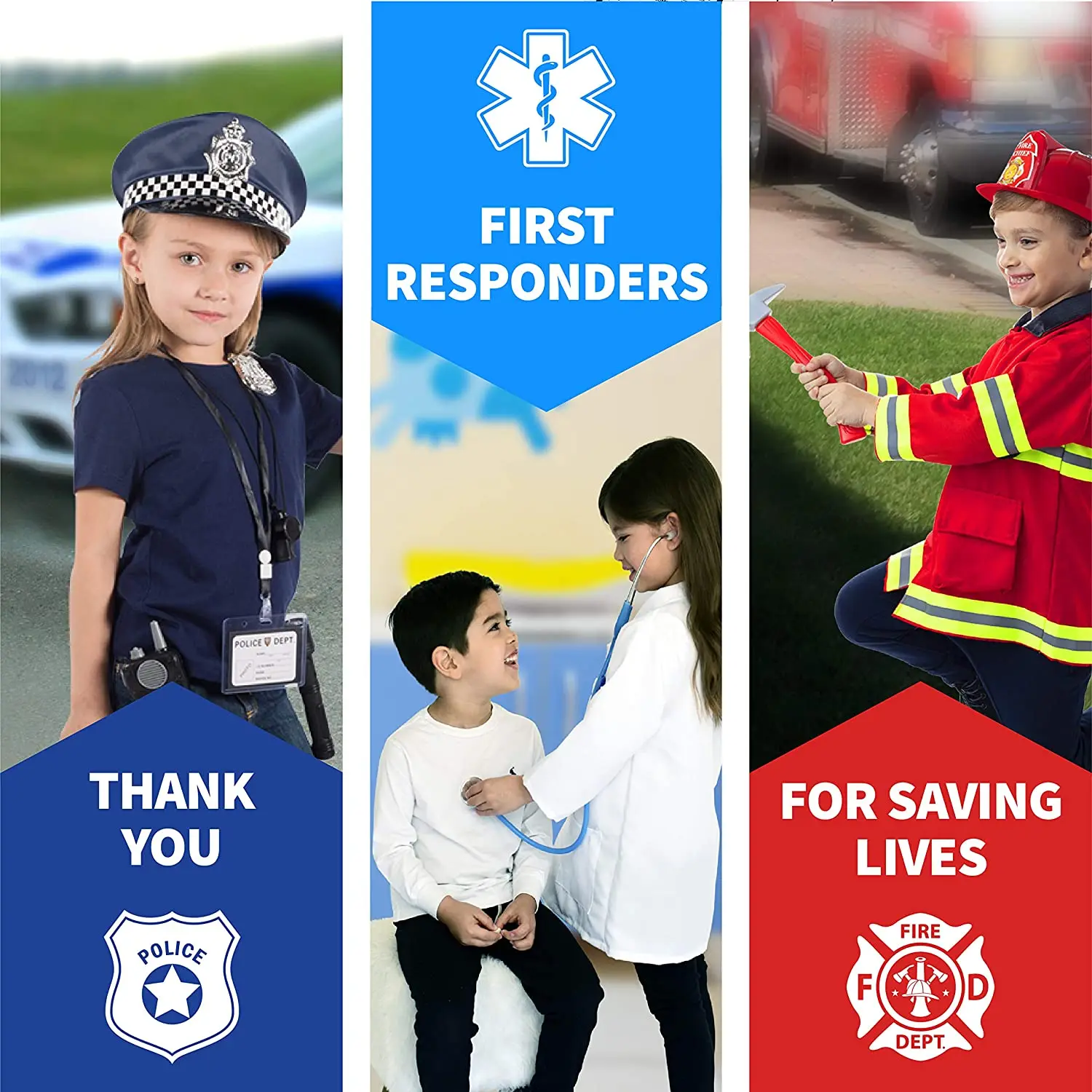 Новый стиль детский профессиональный костюм пожарного полицейского врача комплект одежды