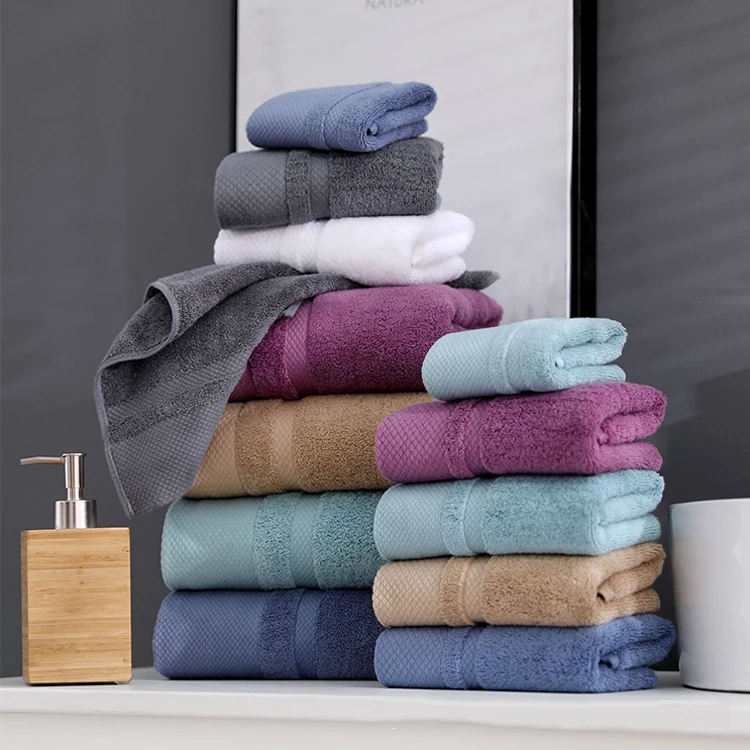 Quick-dry Rectangle Cotton Baby Swaddle Bath Towel Baby Bath Towel Set Soft