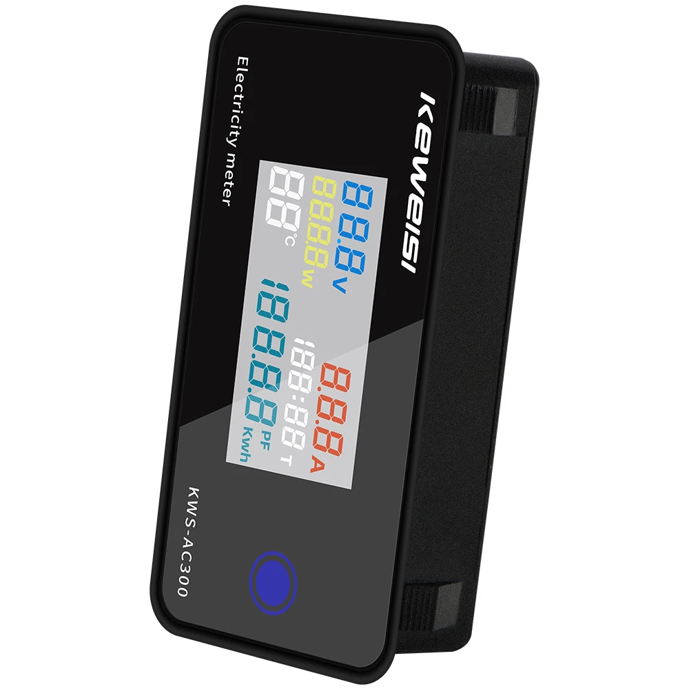 KWS-AC300 100A В переменного тока 50-300V измеритель мощности тестер напряжения энергии Вольт Ампер ватт счетчик электроэнергии монитор цифровой измерительная аппаратура