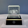 Meteor solar system 5cm square black touch-activated base