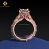 Rose Gold+5ct main stone