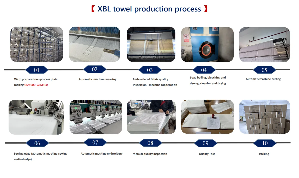 Custom Size Logo Salon Towels Cotton Bleach Proof Absorbent Towel Black Makeup Washcloth