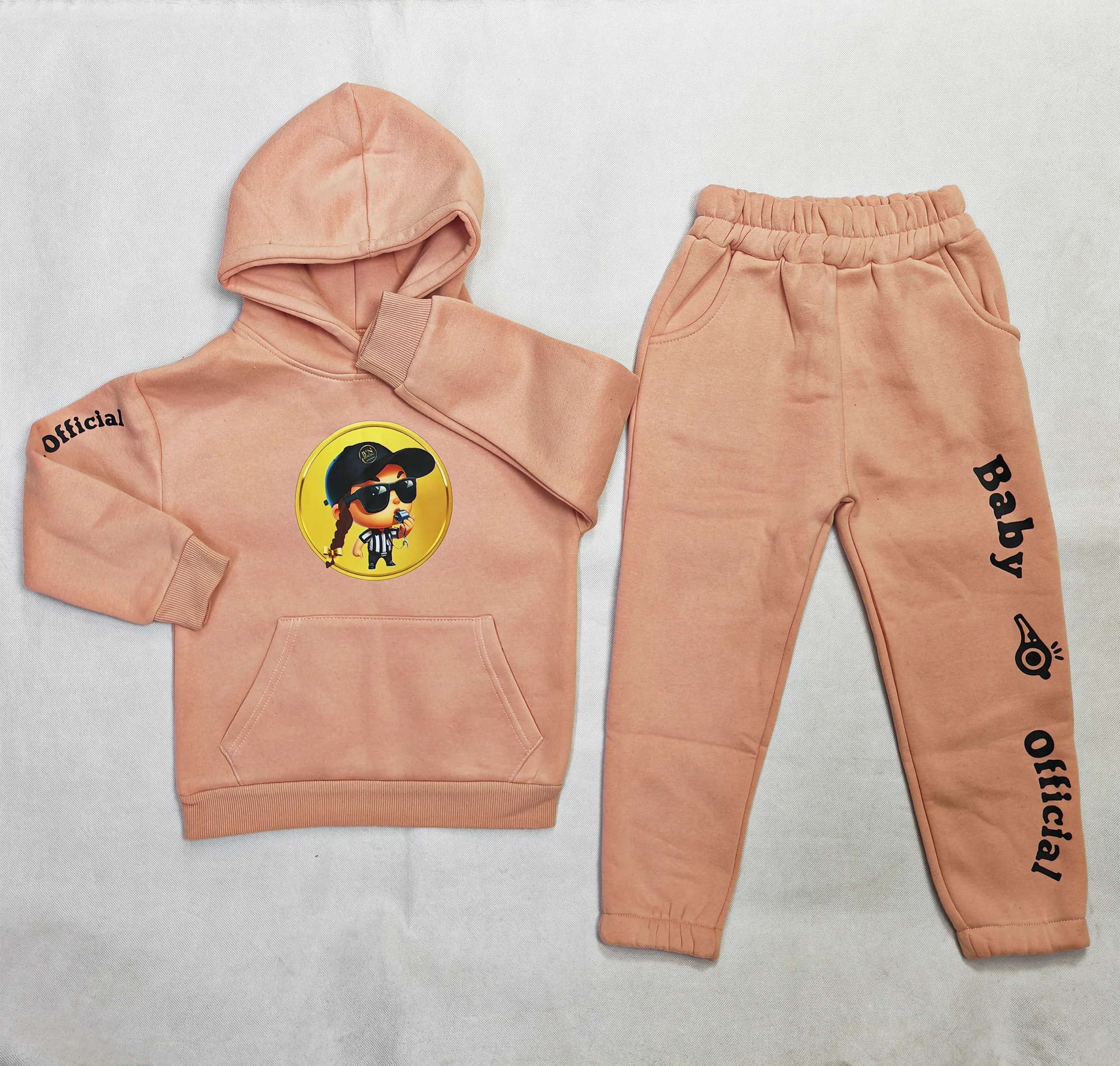 Wholesale Children Clothing for Boys and Girls Custom Kids Hoodie and  Sweatpants Tracksuit Sets