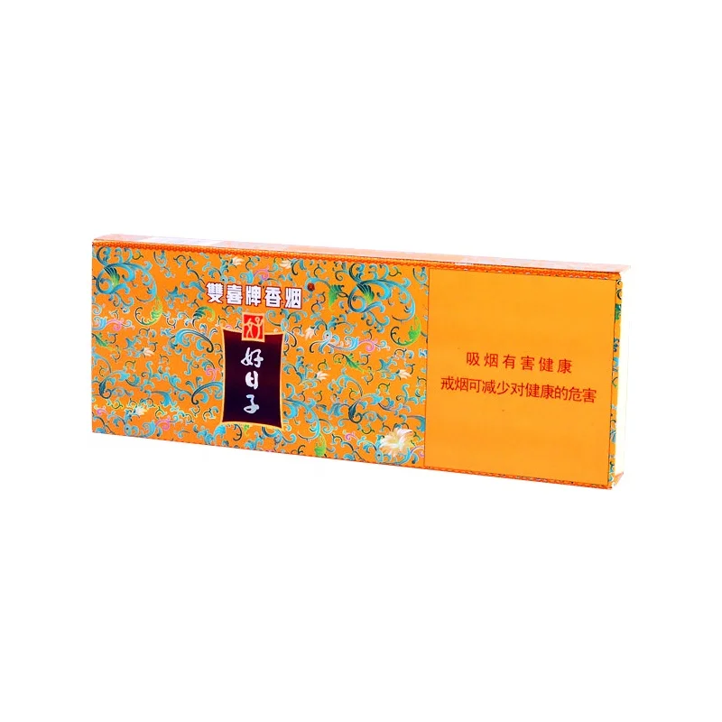 Hot stamping Cardboard Luxury Cigarette folding Boxes Custom Logo Packaging Case gift box