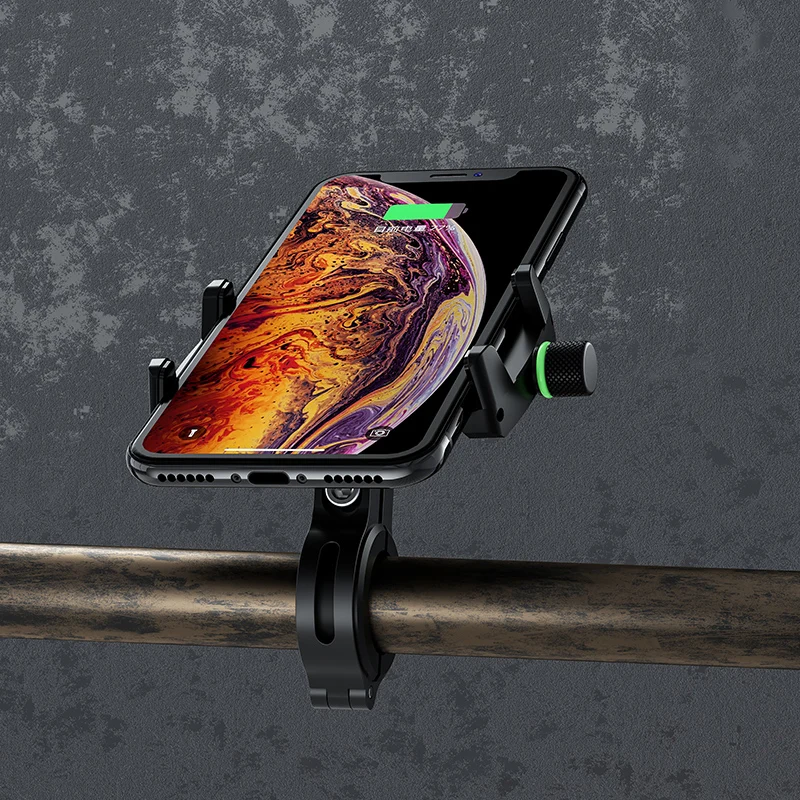 Алюминиевый держатель сотового телефона с поворотом на 360 градусов для велосипеда водонепроницаемый горного