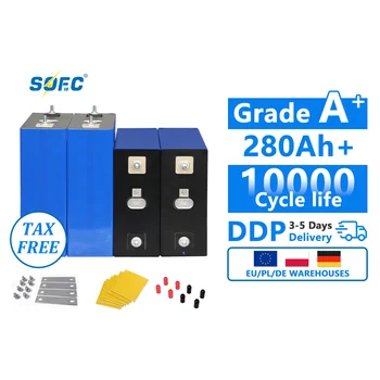 EU Stock Grade Prismatic Lithium Ion 280Ah M6 Stud Fixing Nut Screw 10000 Cycles 295ah DDP Tax-Free Actual 295ah DDP Tax-Free