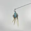 Testa di ricambio in pile bordata oro