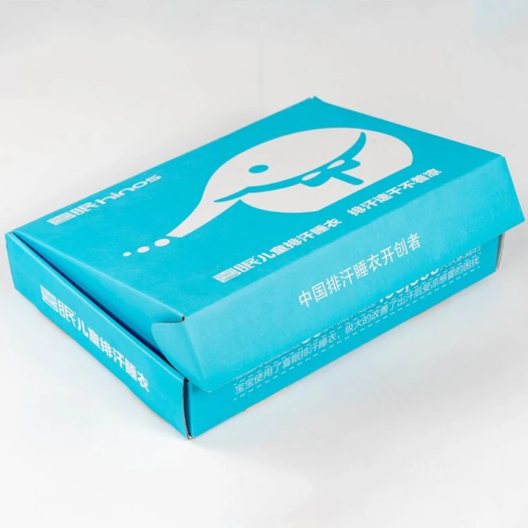 Custom Big Size Corrugated Carton Packaging Underwear Packaging Paper