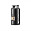 MINI03 ไฟฉายขนาดเล็กสีดำ [45mAh] แบบชาร์จไฟได้แบบแม่เหล็ก