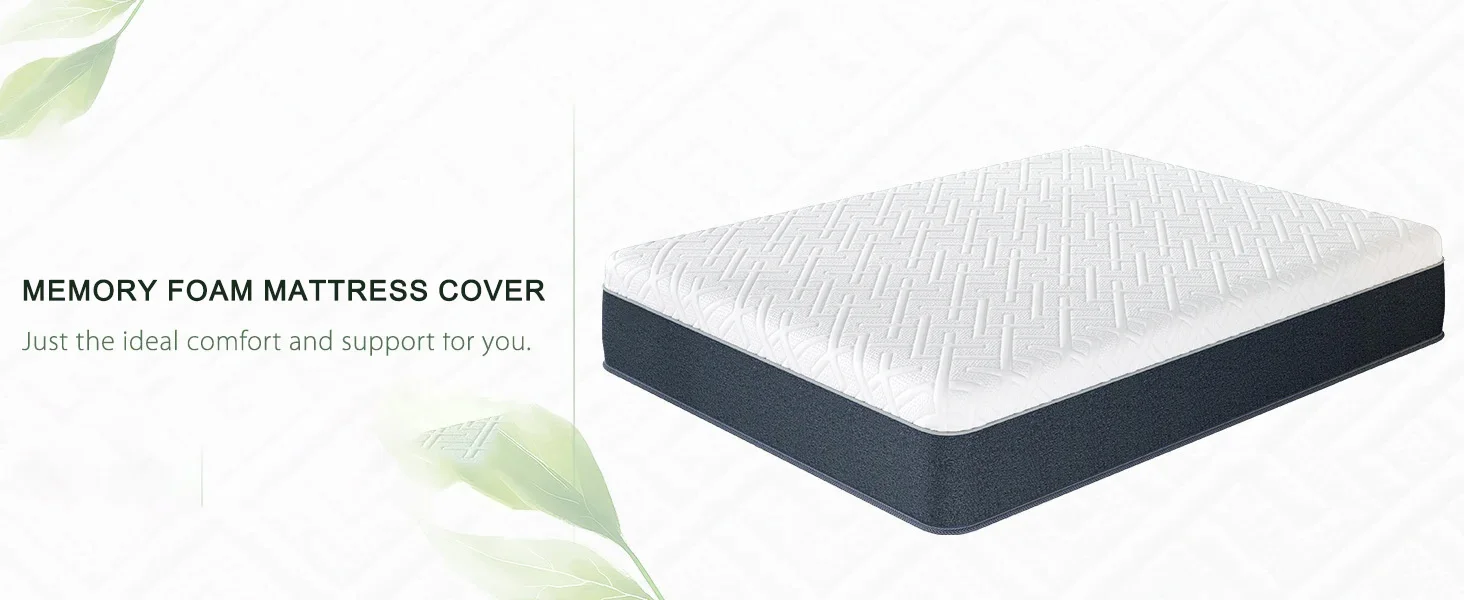 comfortable memory foam spring mattress cover with bottom zipper design-2
