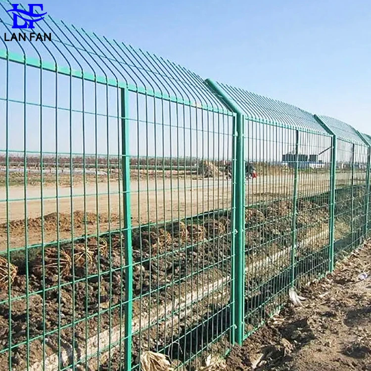 Galvanized Steel Welded Wire Mesh Fence Panel PVC Coated for Protection for House Usage