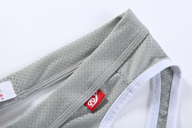 Low MOQ WangJiang Custom Mesh Men Sexy Gay Calzoncillos High Quality