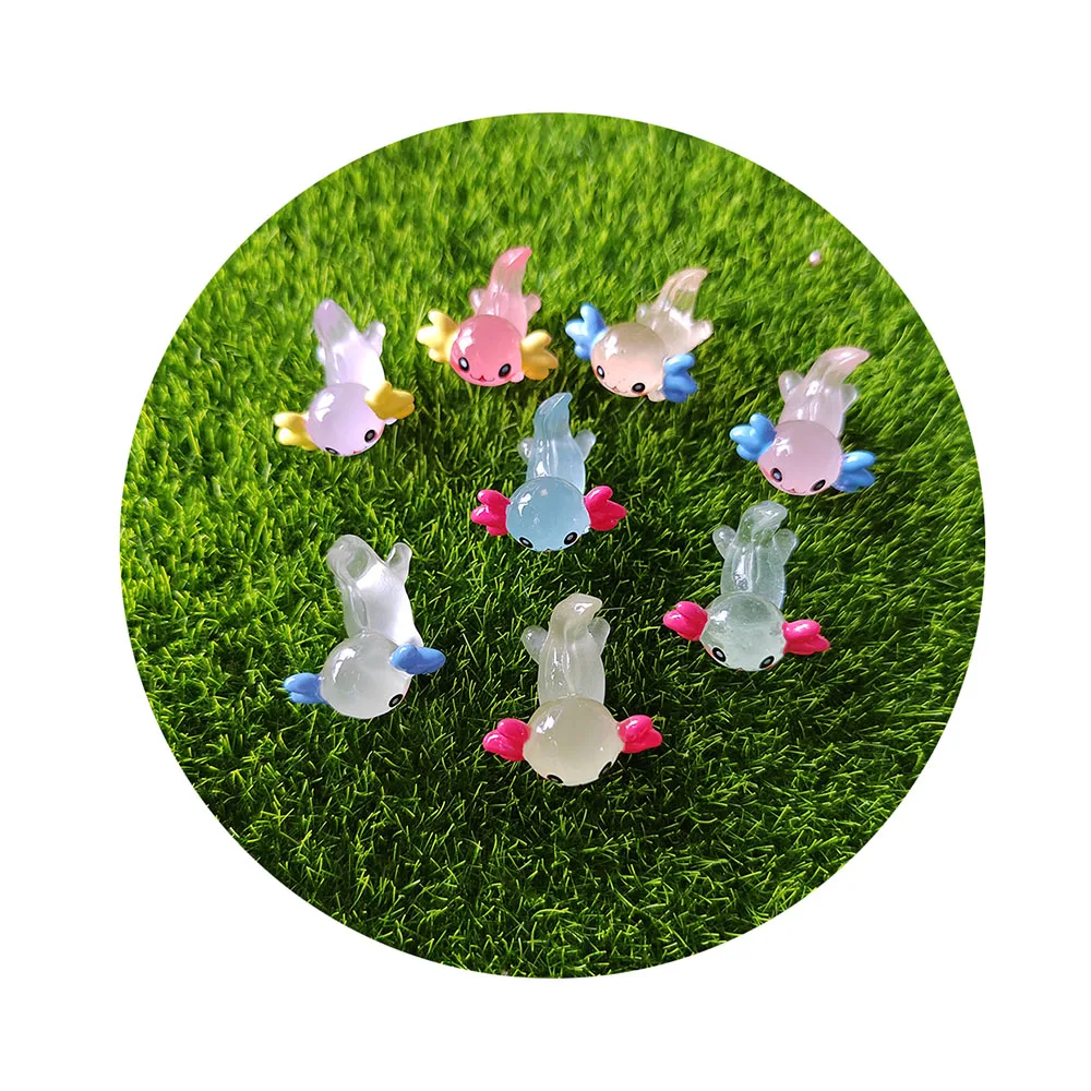 Mini Axolotl Figuren Aus Resin – Süße Deko-Figuren Zum Sammeln