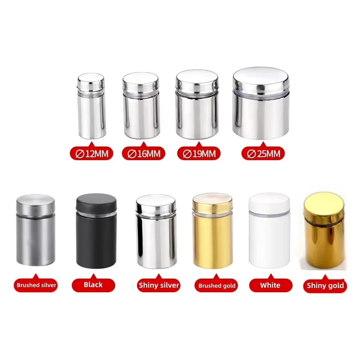 Настенное крепление стойка из нержавеющей стали светодиодная латунь/Алюминиевое