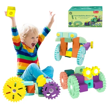 Giant Foam Building Block Set for Children Imaginative Construction and STEM Learning Safe and Entertaining Ultimate Bath Toy