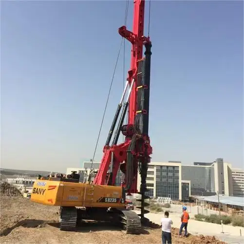 High Quality Used Rotary Drilling Rigs and Tracked Spiral Drilling Rigs in China Low Working Hours