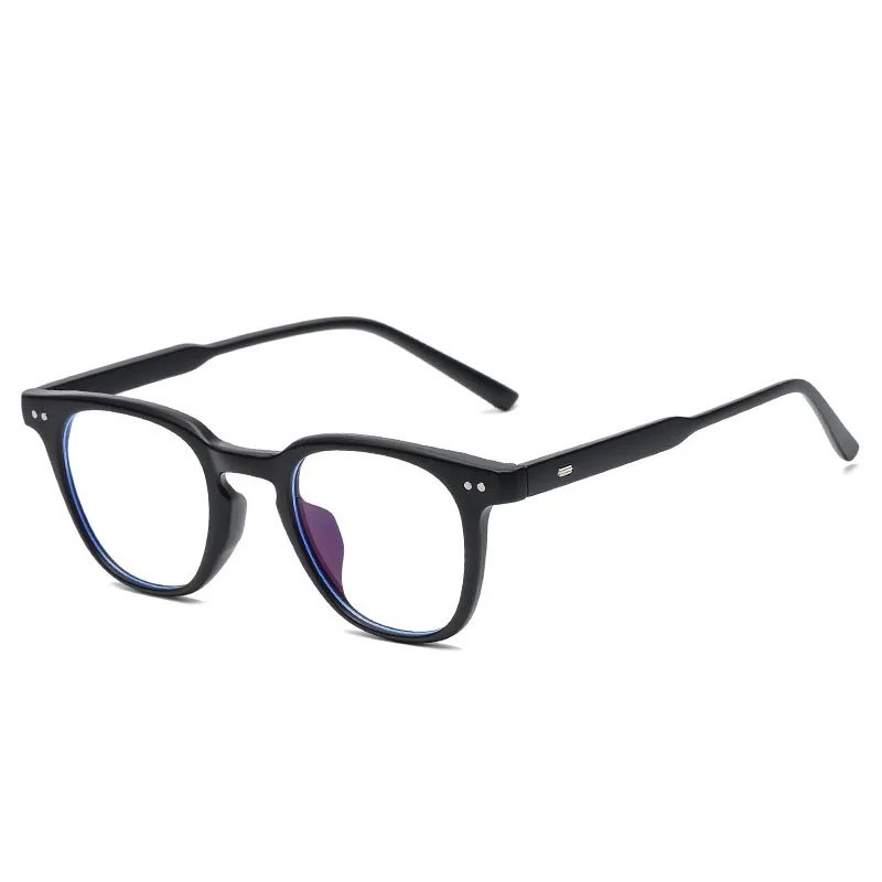 Montures de lunettes optiques pour hommes, très populaires, avec filtre anti-lumière bleue et motif uni._voghion.com