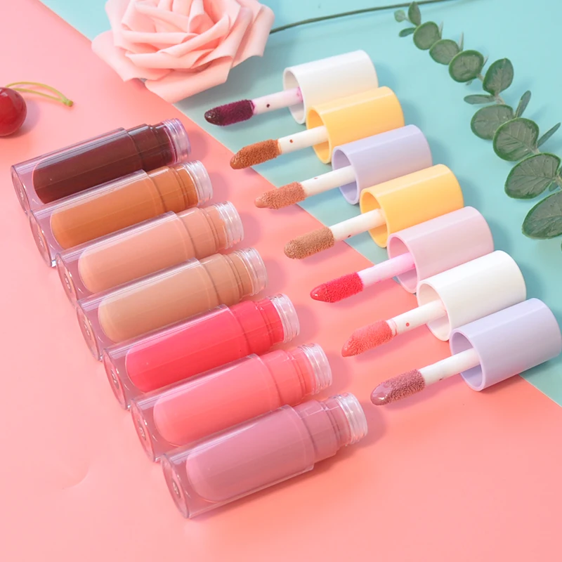 Wholesale Glitter Lip Gloss Pigment Liquid Lip Gloss Supplies Bulk Lip