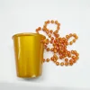 Collar de vasos de chupito dorados