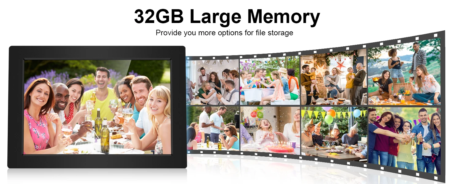 Digital Picture Frame Email Photos From Anywhere Touch Screen Digital