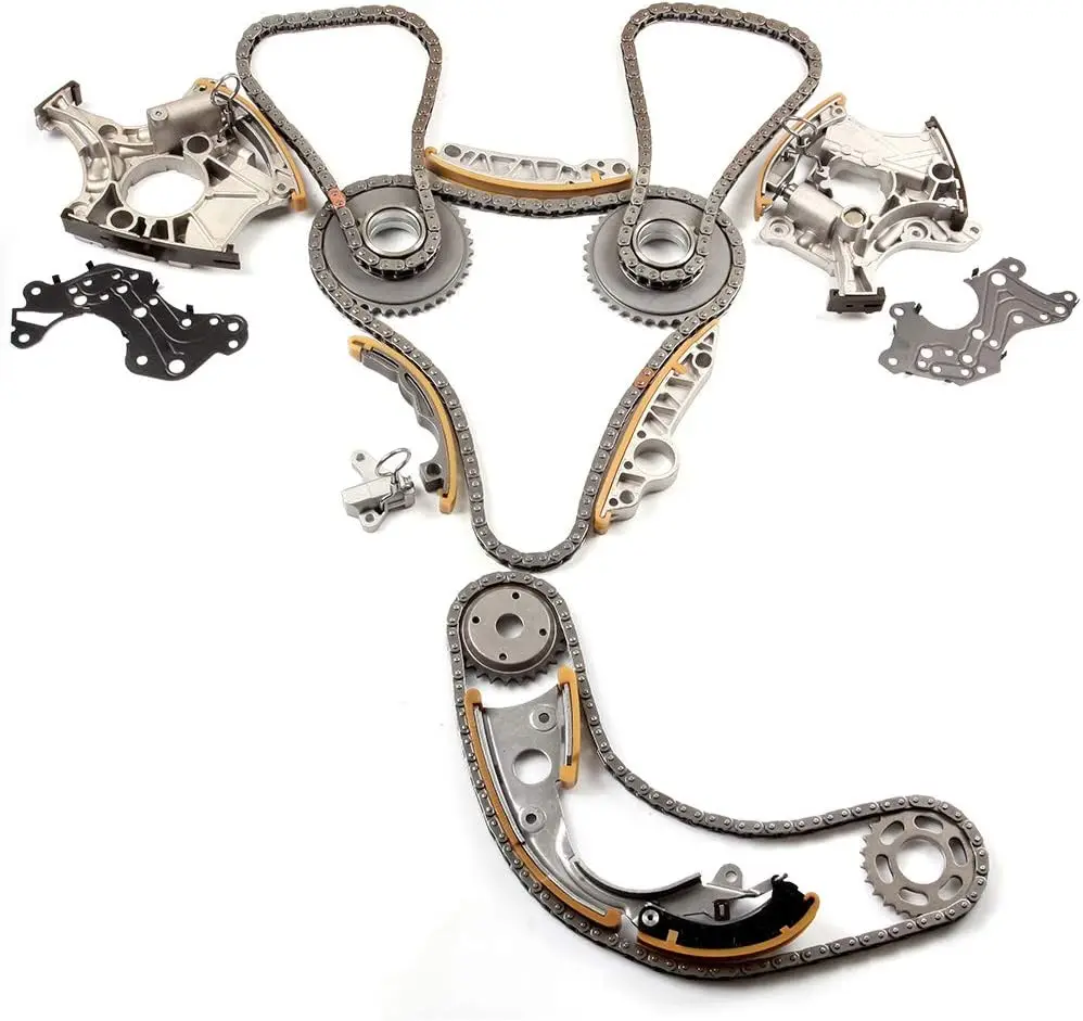 Timing Chain Kit Guide Rail Tensioner Sprockets Engine Assembly For