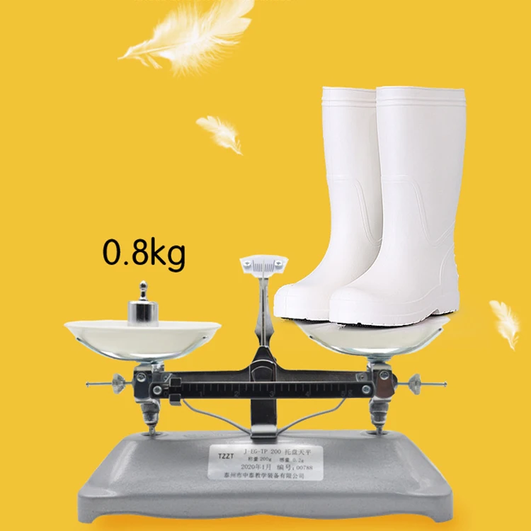 Middle and High Tube Eva Injection Mold Foam Waterproof Labor Kitchen Sanitation Work Non-Slip Safety Rain Boots
