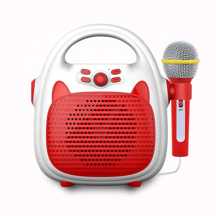 Mini Portable Learning kids story Musical toys Karaoke player USB KTV microphone singing karaoke machine