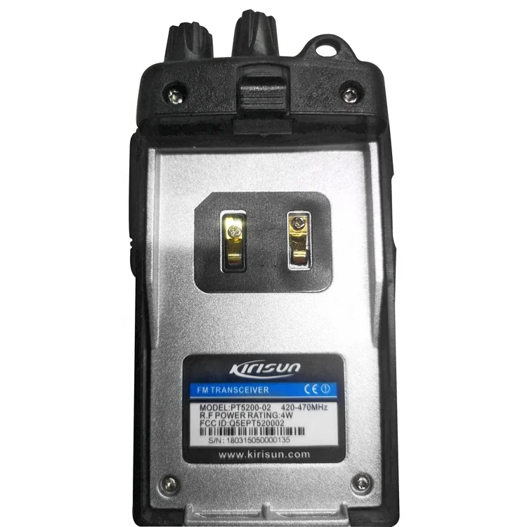 Encrypted Walkie Talkie Kirisun Pt5200 Two Ways Hand Held Radio