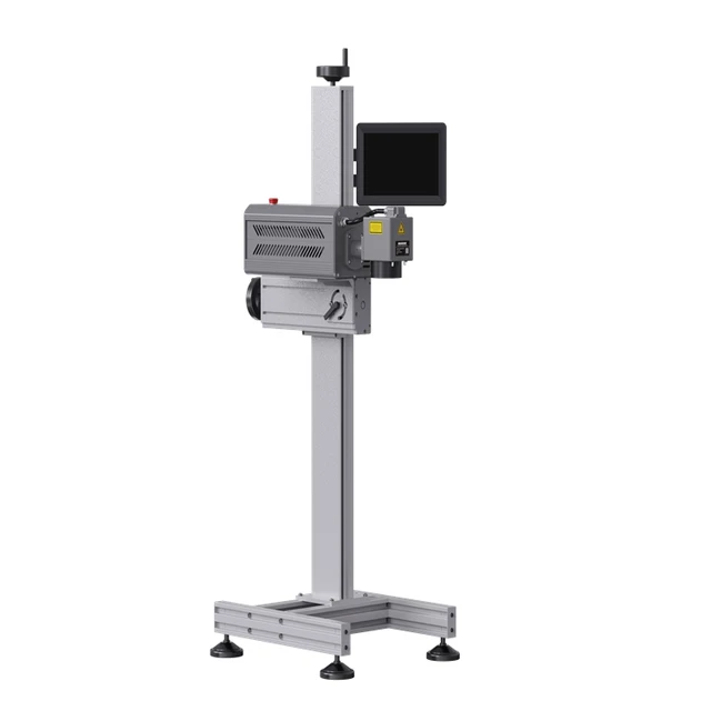 Factory Assembly Line 3W 5W Flying Ultraviolet Automatic Electric Fiber Laser Marking Machine for Food Cartons Paper Easy