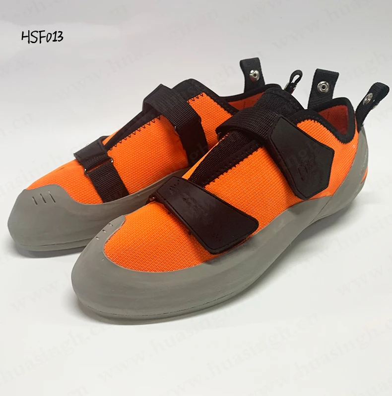 LXG,high Elastic Orange Nylon Fabric Upper Cheap Climbing Shoes Fashion Indoor Competition Hiking Shoes for Sale HSF013