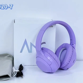 Wireless Headphones with ANC Noise Cancelling - Multiple Colors Over - Ear Bluetooth Headset for Music & Calls