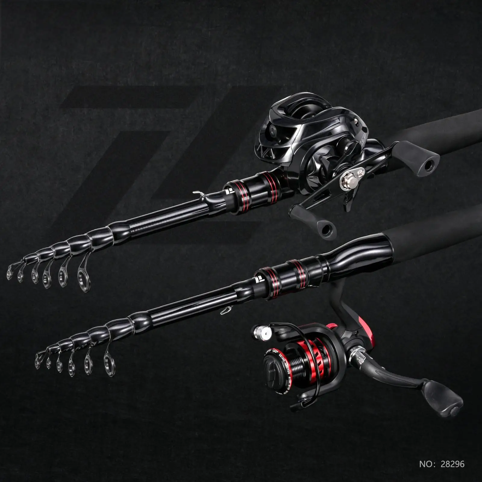 Portable Telescopic Fishing Rod Carbon Casting And Spinning Pole_voghion.com