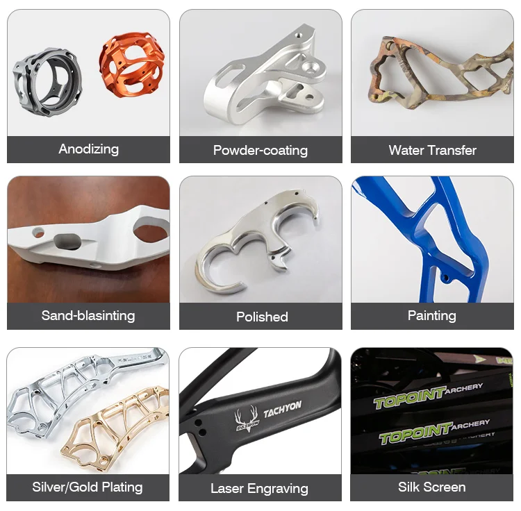 Topoint Precision Magnesium Compound Bow Riser CNC Machining