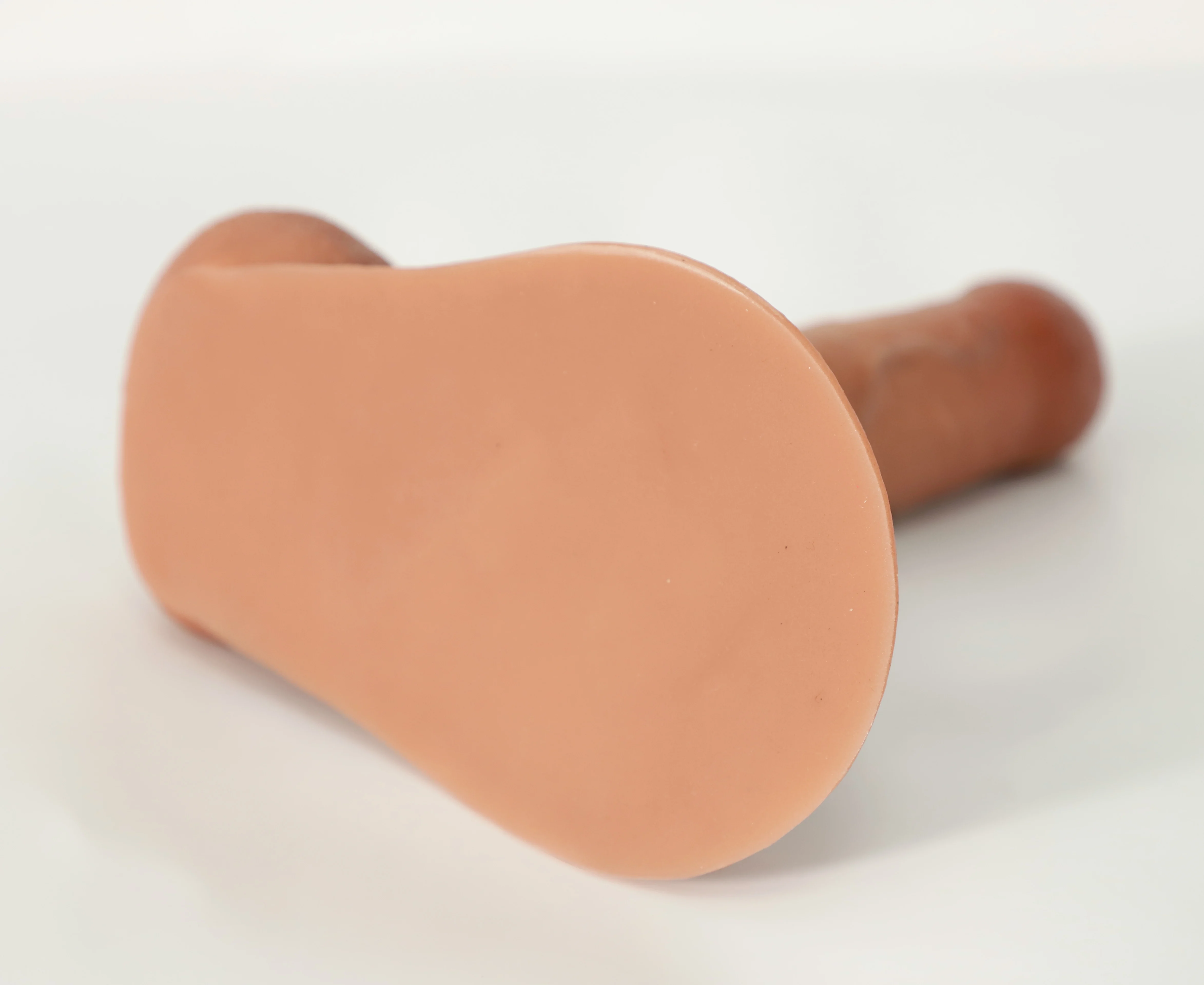 Insert 6.2 in Medium Uncircumcised Dildos Realistic Soft Penis Suction Cup Beginners Lifelike Silicone Dildo for Women Couples