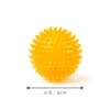 Bola pequeña con púas de 6 cm (naranja)