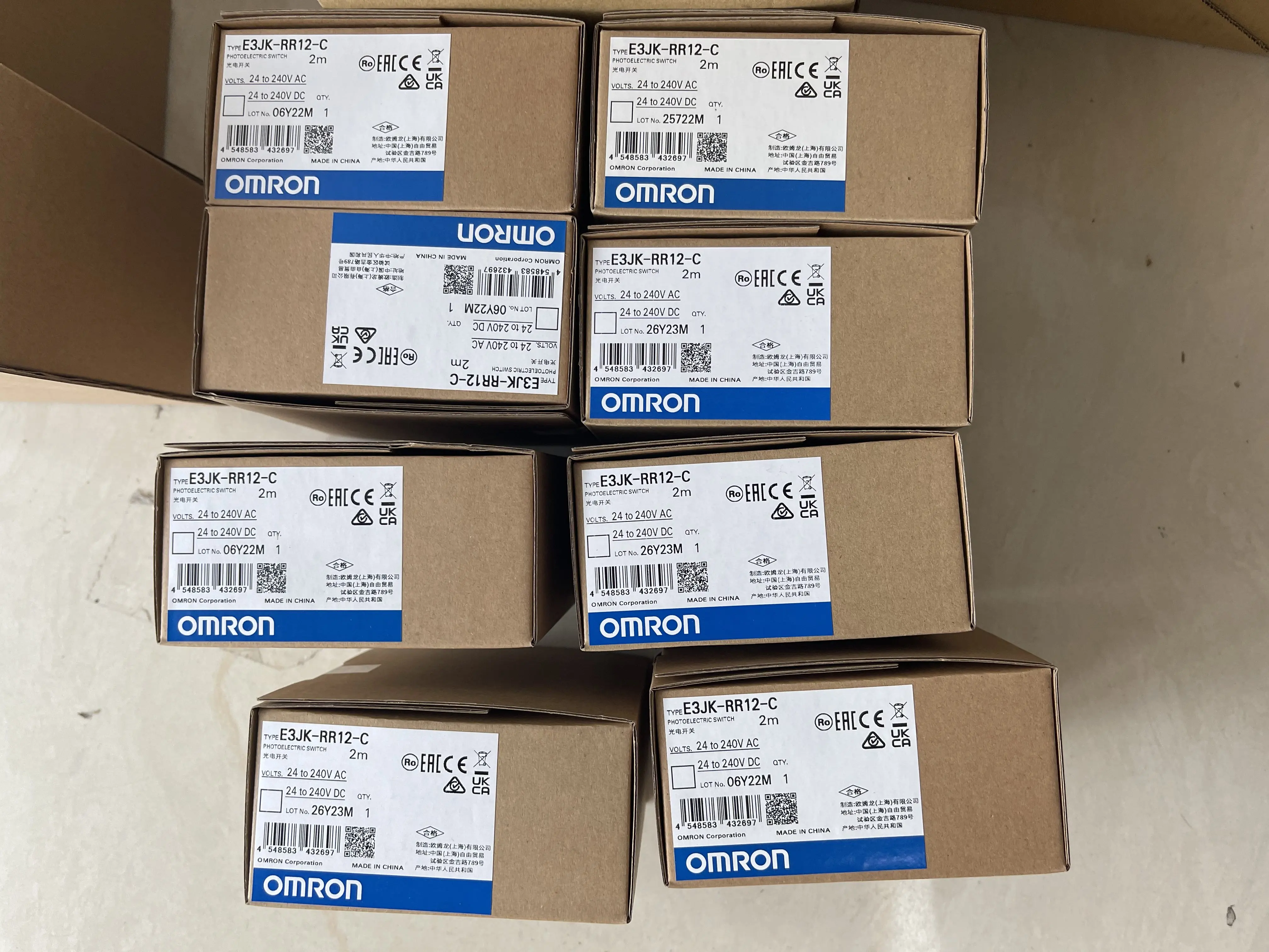 Omron Photoelectric Sensor E3JK-RR12-C