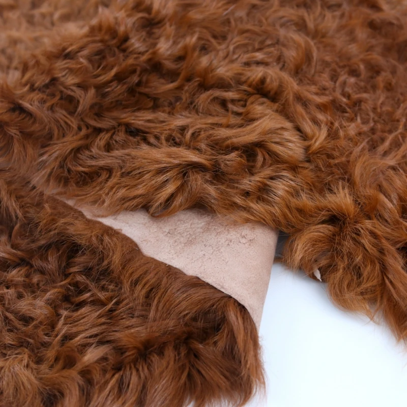 Mongolian Fur Pelt Wholesale Real Mongolian Wool Fur Plate Sheepskin Motorcycle Seat Covers