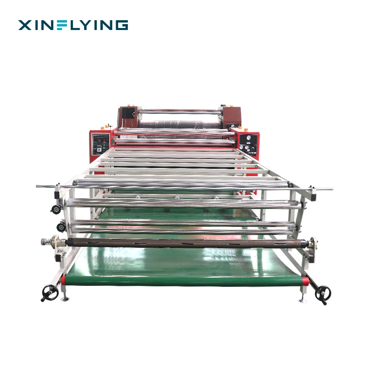 100-120m/h Inkfa Roller Type 420mm Oil Drum Sublimation Transfer Printing Heat Press Machine