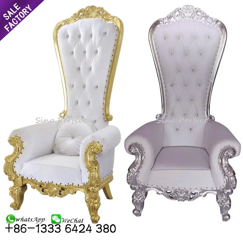 Wholesale King Throne Chairs Luxury Wedding Royal King Queen Chair - China  King Throne Chair, Cage Chair for Living