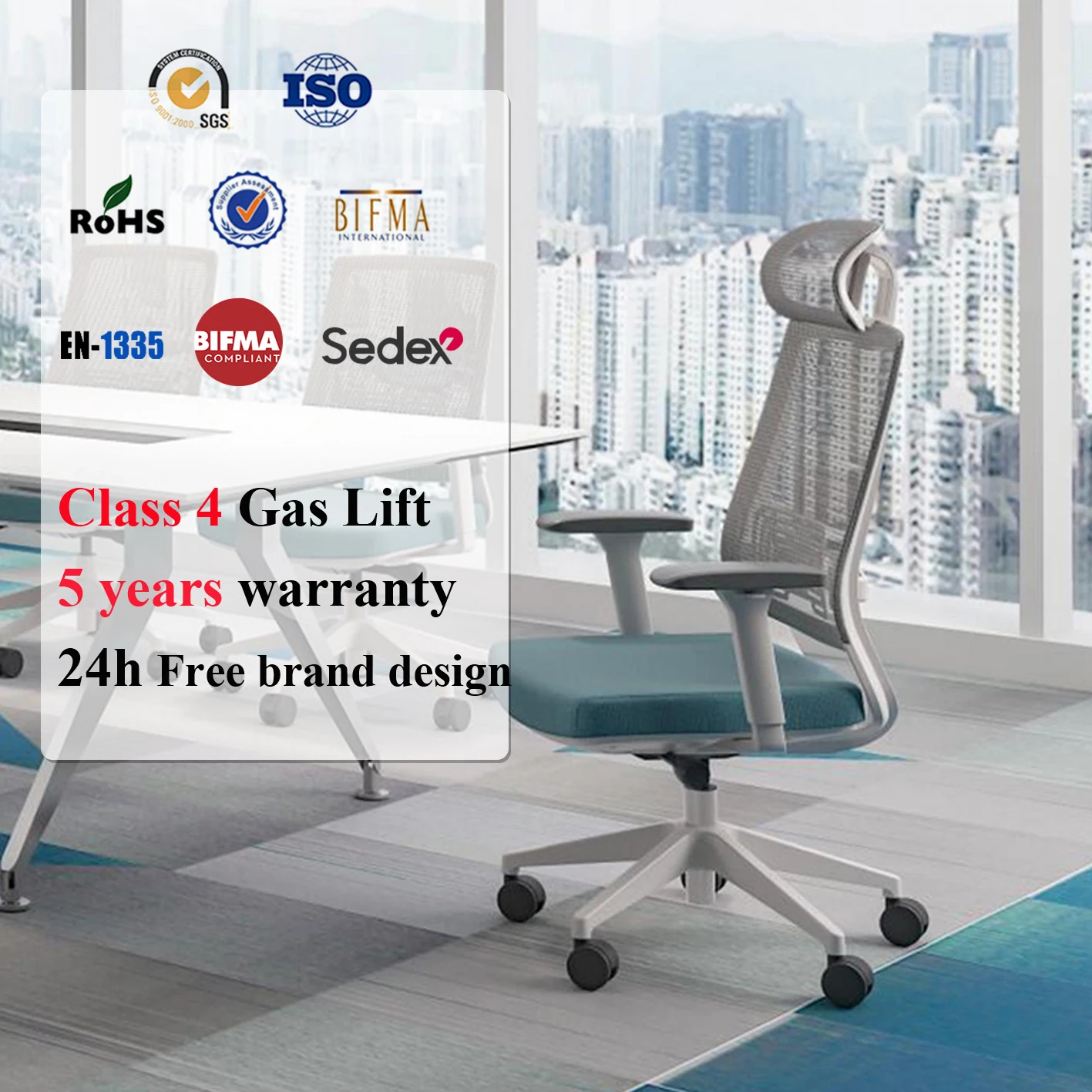 Compute Office Class Chair Mesh Administrative Swivel Office Chair Luxury Silla Oficina Studio Meeting Task Chair for Office