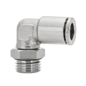 KPL-G Factory Customized Brass Elbow Pipe Fitting Right Angle Type Right Angle Type Fitting Pneumatic Parts Hose Connectors