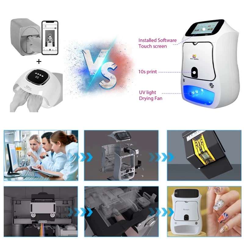 Alibaba.com: ICE NOVA Portable Smart 3D Nail Art Printing Machine with ...