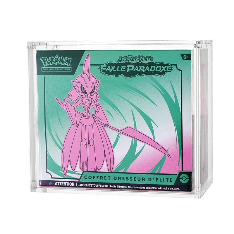 Acrylic  Elite Trainer Box ETB UPC BB Yugioh Display for Pokemon S TCG Ultra Premium Collection Japanese Booster Box Case